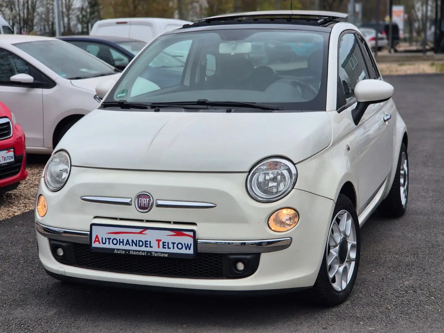 Fiat 500 Sport *Panoramadach *Leder *Klima Weiß - 1