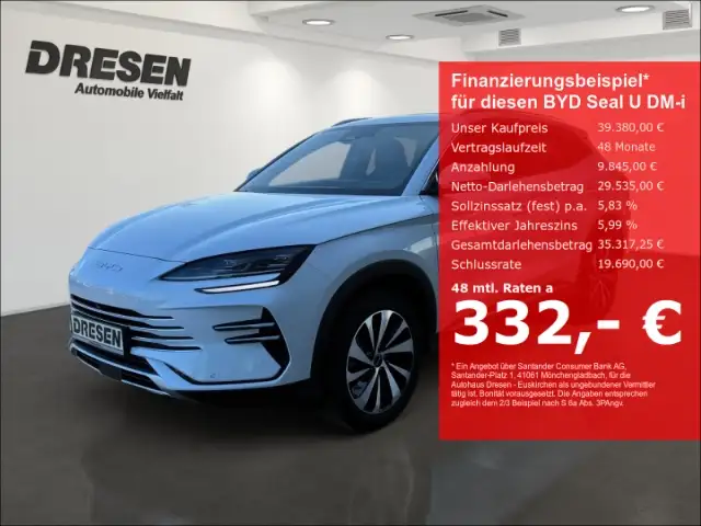 BYD Seal U Comfort 1.5 Sitzheizung/Panorama/Leder/LED-Scheinw