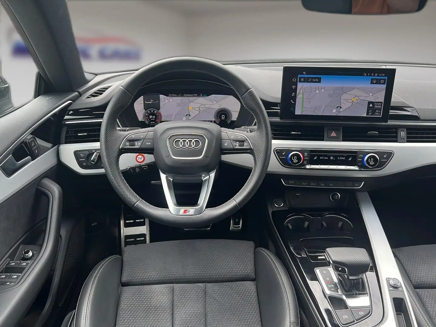 Audi A5 Sportback 35 TFSI S line *Black-Style*Matrix* Noir - 2