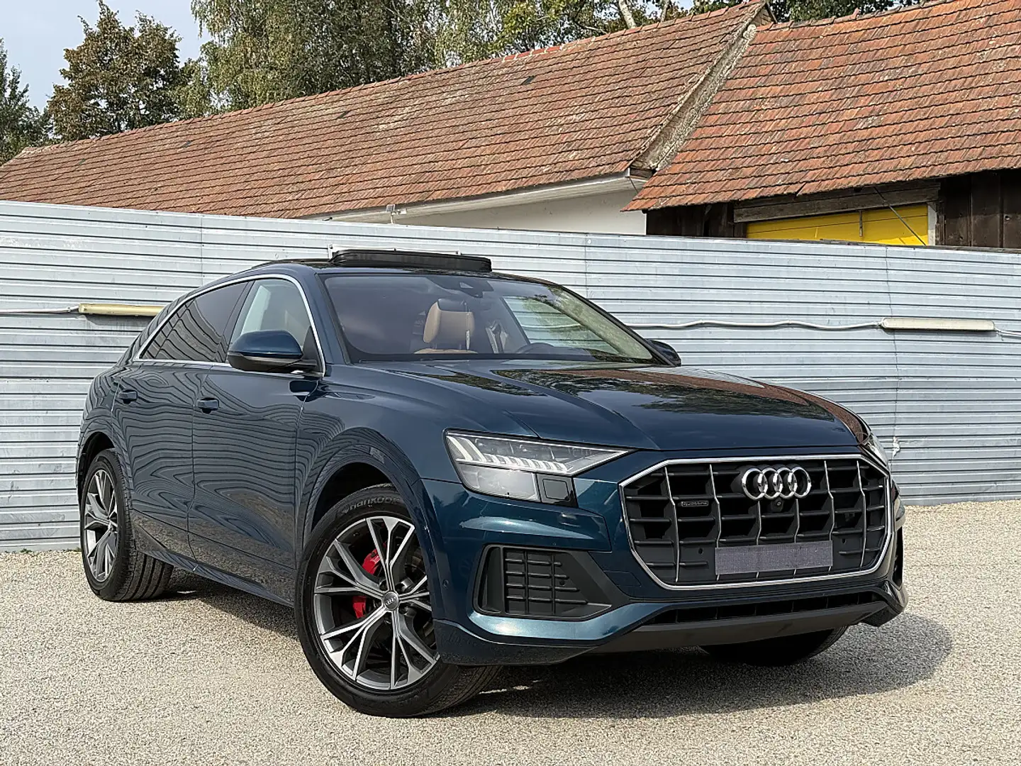 Audi Q8 50 3.0 TDI quattro 1. Besitz Blau - 2