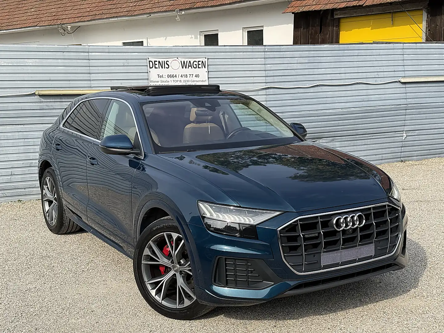 Audi Q8 50 3.0 TDI quattro 1. Besitz Blau - 1
