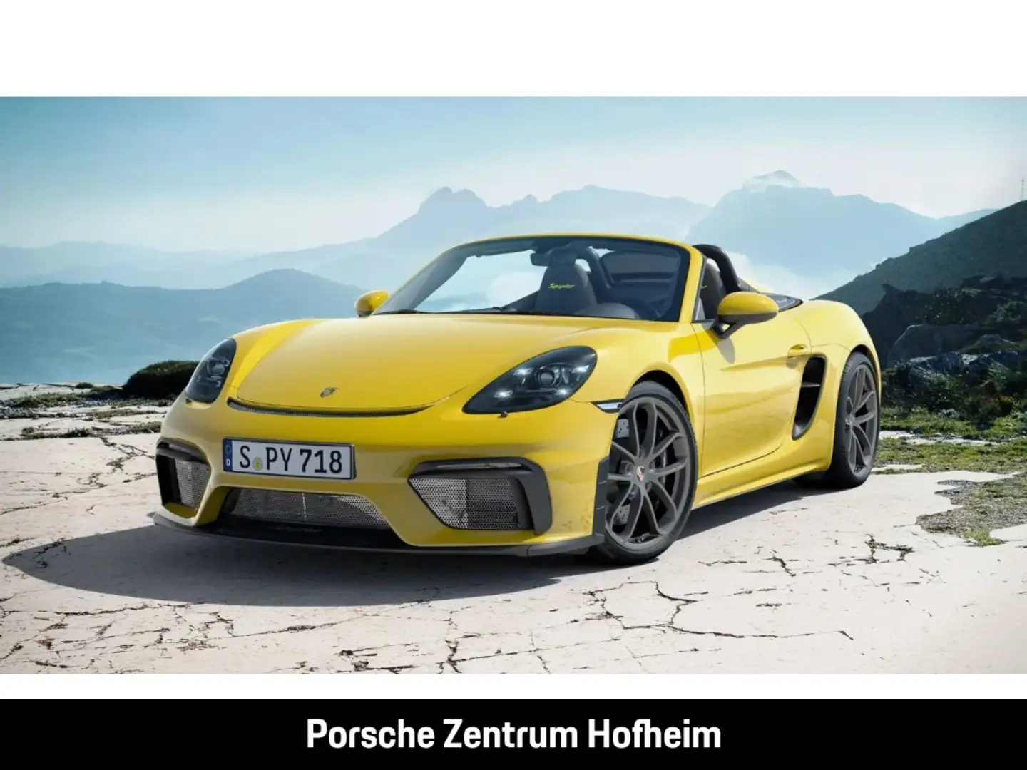 Porsche 718 Spyder Sportabgas Rückfahrkamera BOSE LED Gelb - 1
