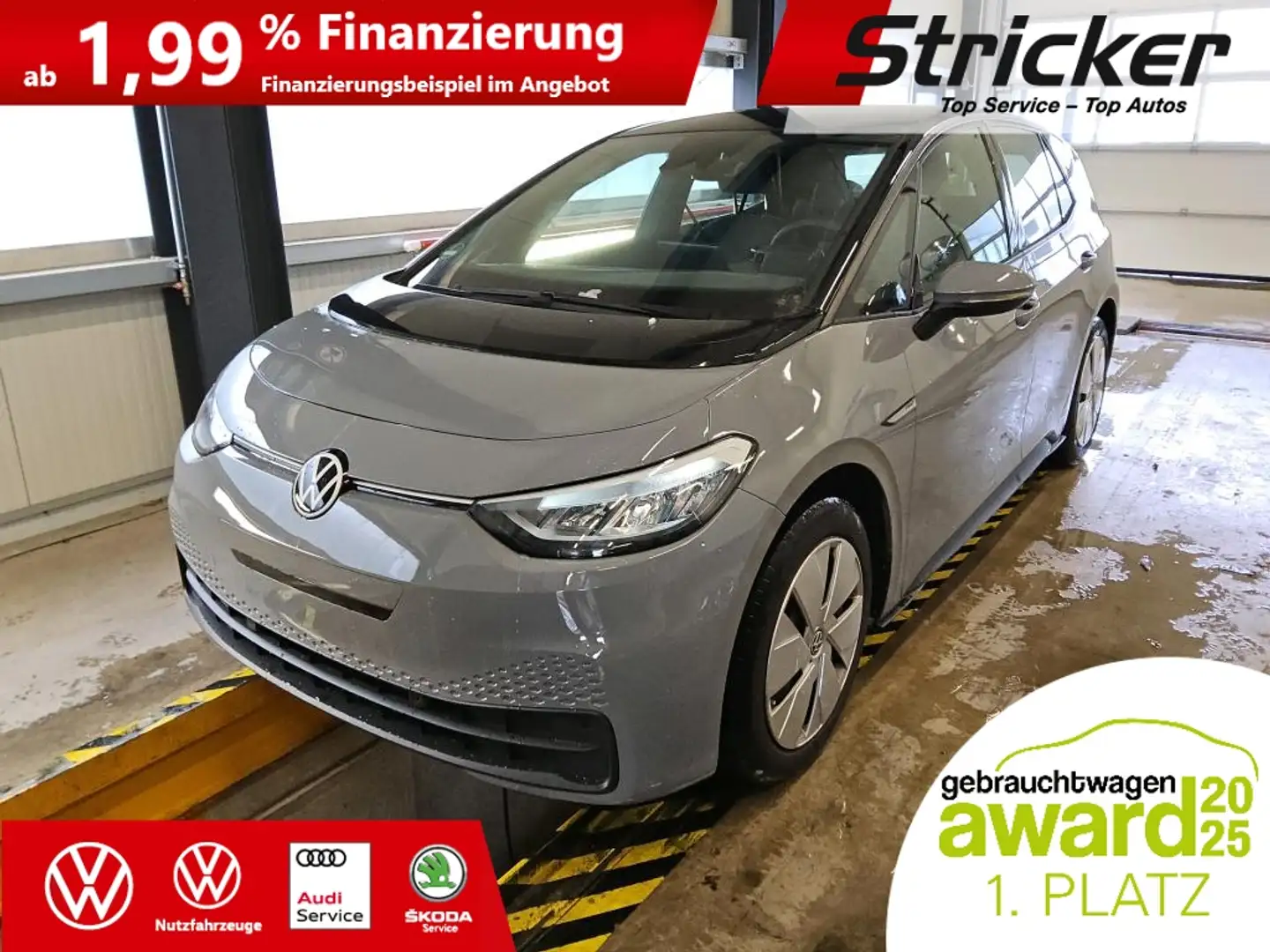 Volkswagen ID.3 Pro Performance 150/58 261,-ohne Anzahlung Navi Grau - 2