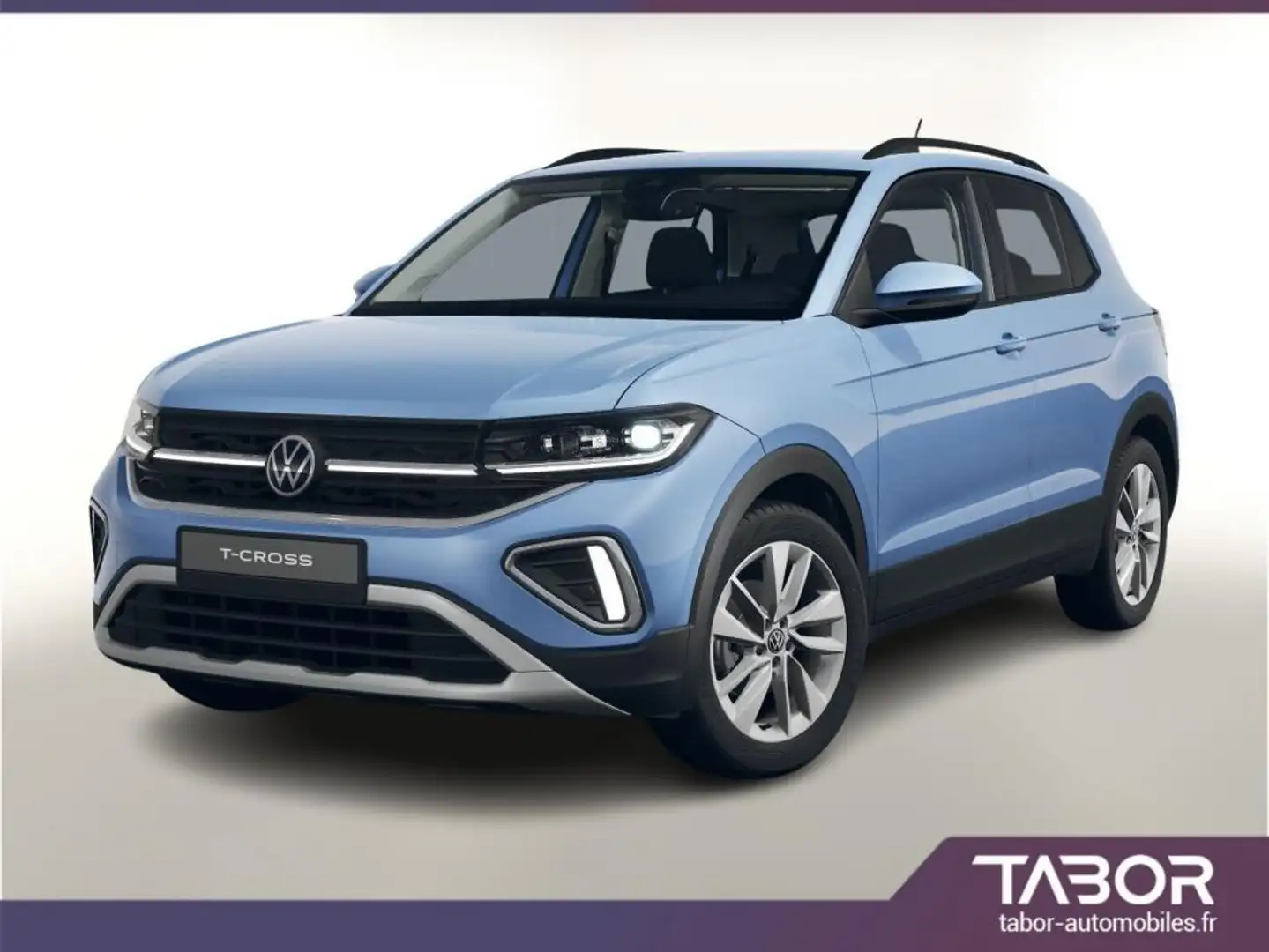 Volkswagen T-Cross 1.0 TSI 115 DSG IQ.Light 17p Bleu - 1