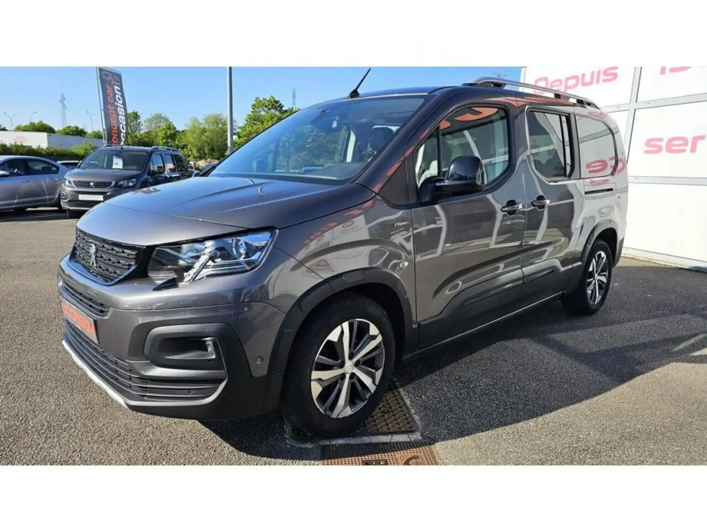 Peugeot Rifter GT Line long 1.5 BlueHDI 130cv 7Places + Sellerie  Szary - 2