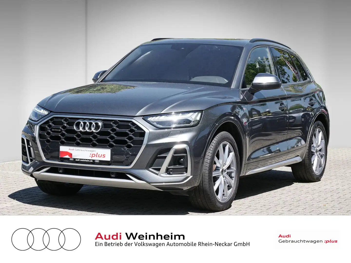 Audi Q5 40 TDI quattro 2x S-Line Pano Matrix LED Kame Grijs - 2
