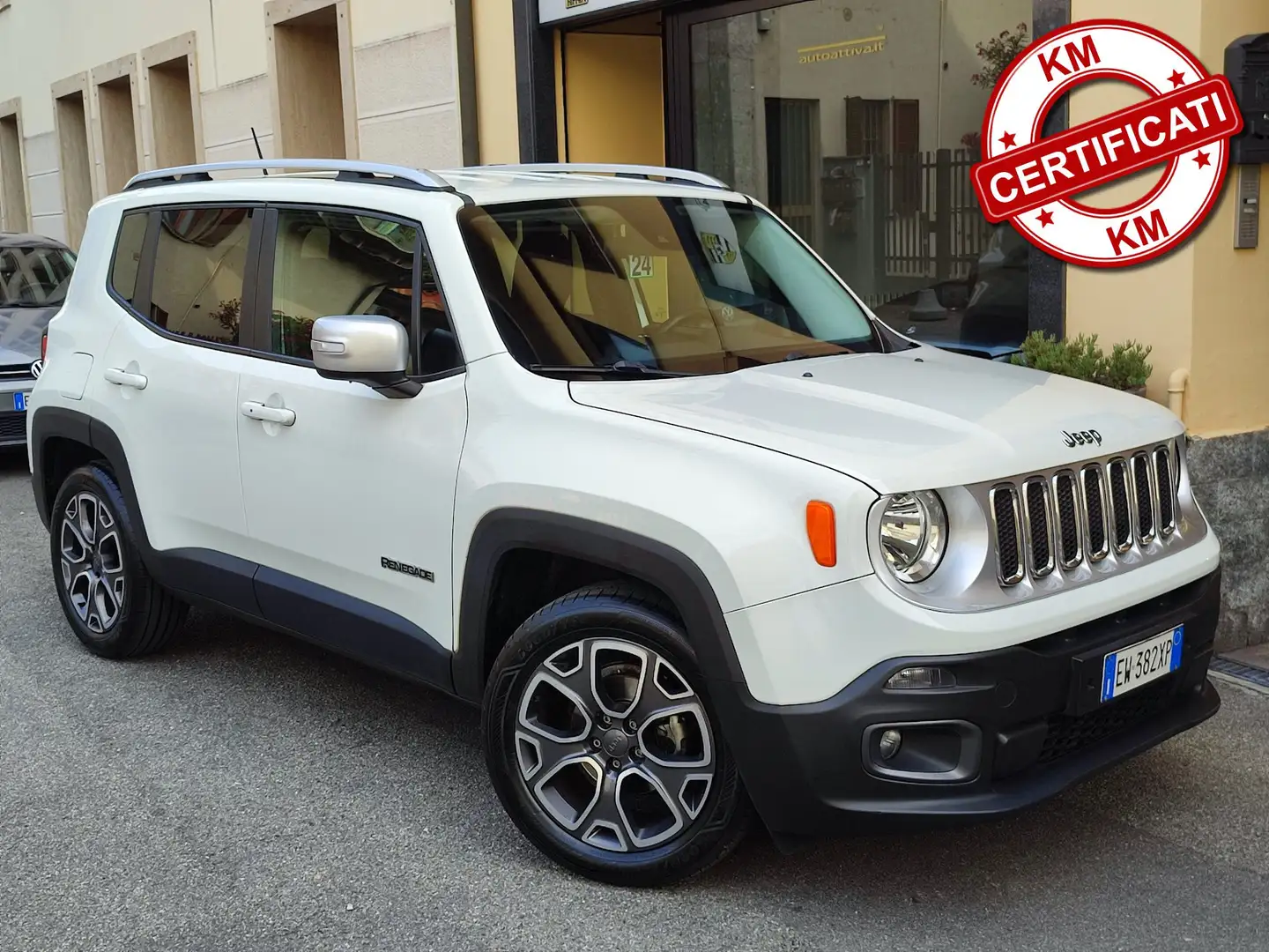 Jeep Renegade 1.6 mjt Limited 120cv - Sempre tagliandata - Bianco - 1