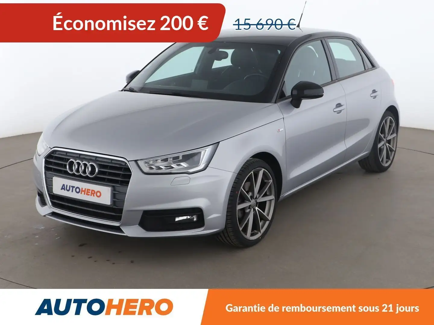 Audi A1 Sportback 1.4 TFSI S Line S Tronic Gris - 1
