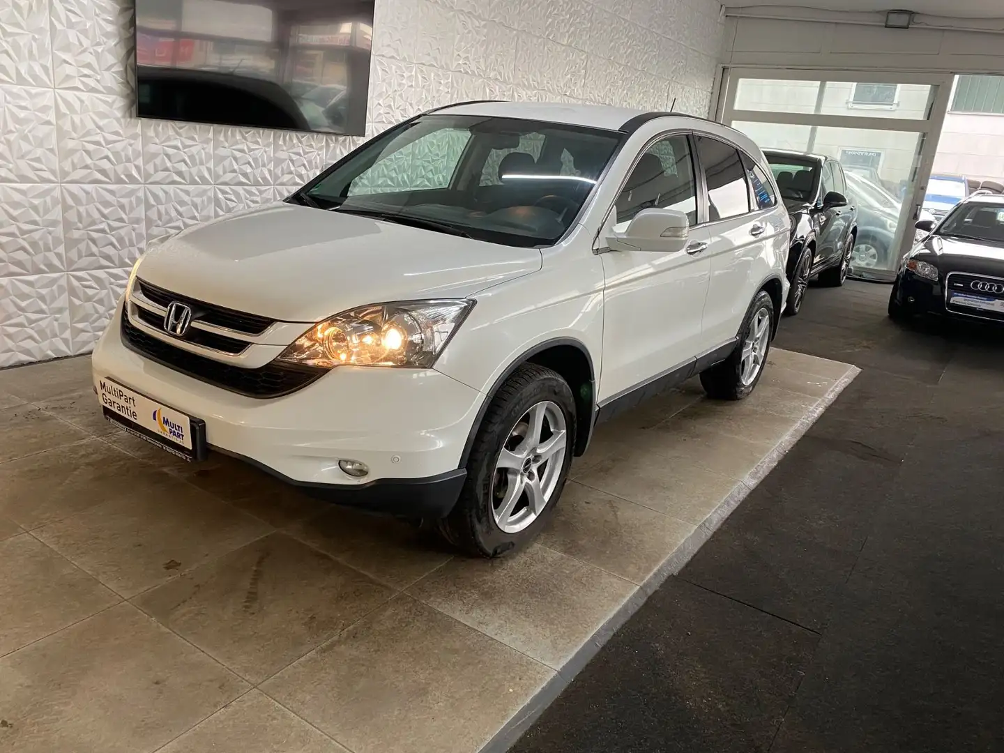 Honda CR-V Elegance 2.0 4x4 Automatik Leder Scheckheft Blanc - 1