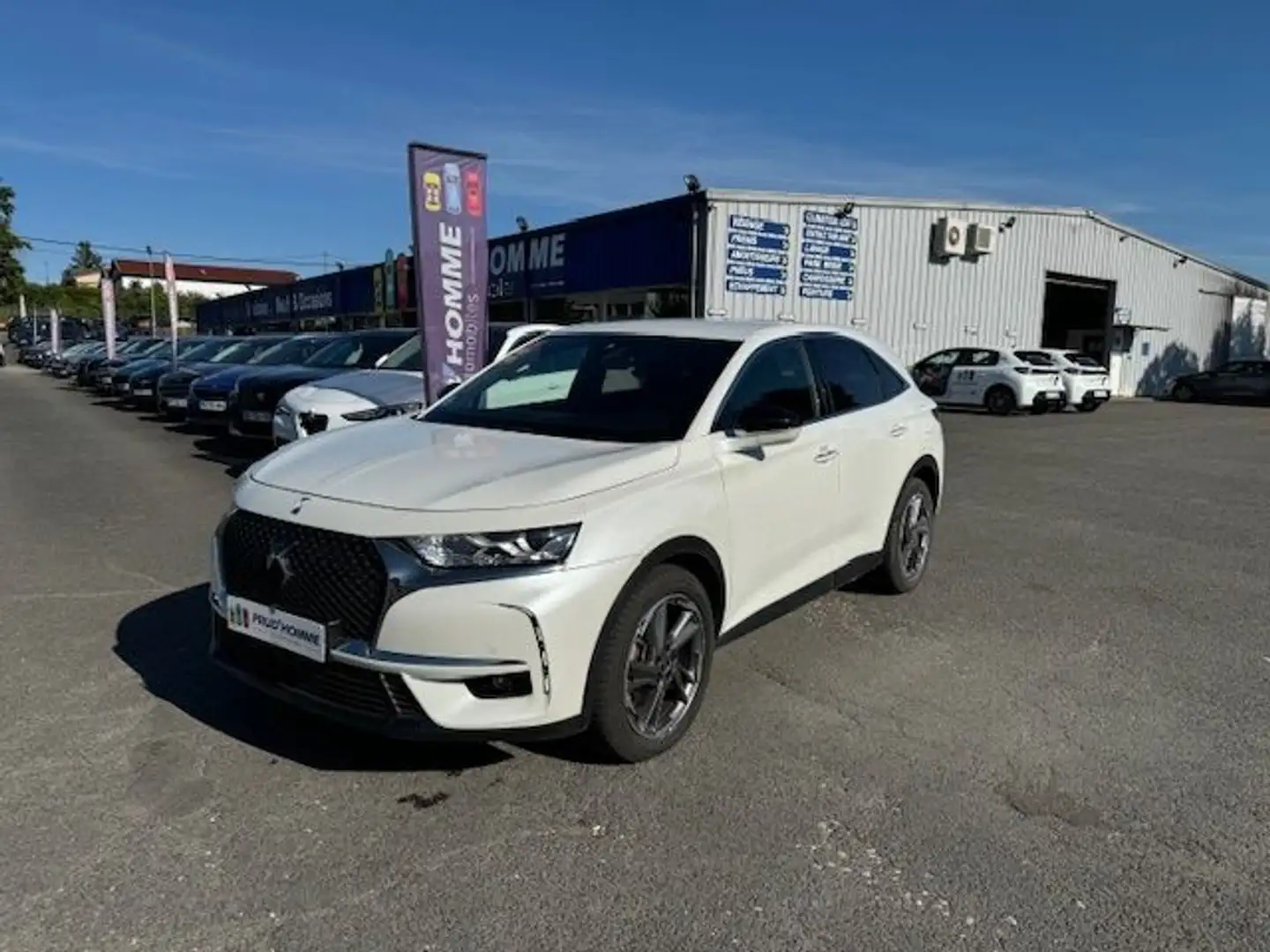 DS Automobiles DS 7 Crossback 1.6 225CH 180 PHEV BUSINESS BVA Blanc - 1