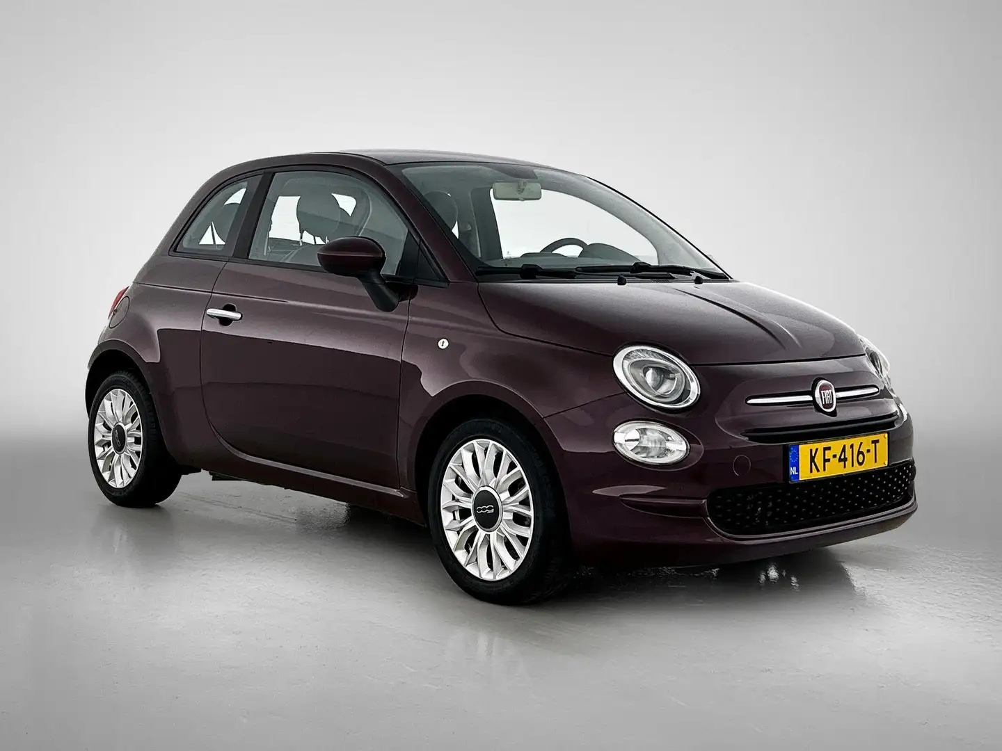 Fiat 500 0.9 TwinAir Popstar 80pk Automaat | LAGE KM | Airc Rood - 2