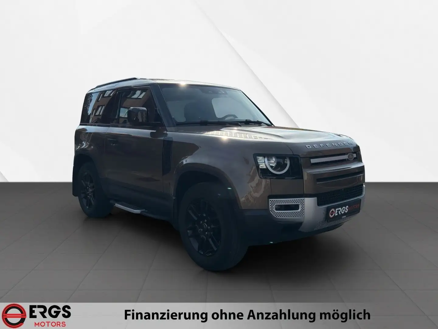Land Rover Defender 90 P300 "1.Hand,Navi,AHK,R-CAM" Brun - 2