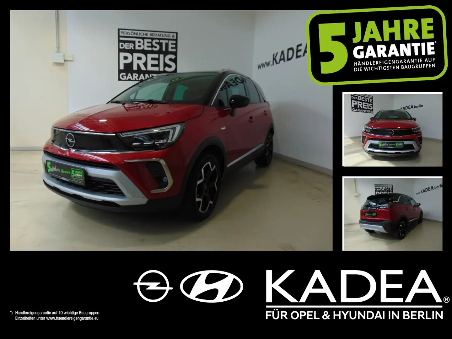Opel Crossland 1.2 Kamera,Navi,Head-Up,Sitz+Lenkradhzg Rot - 1