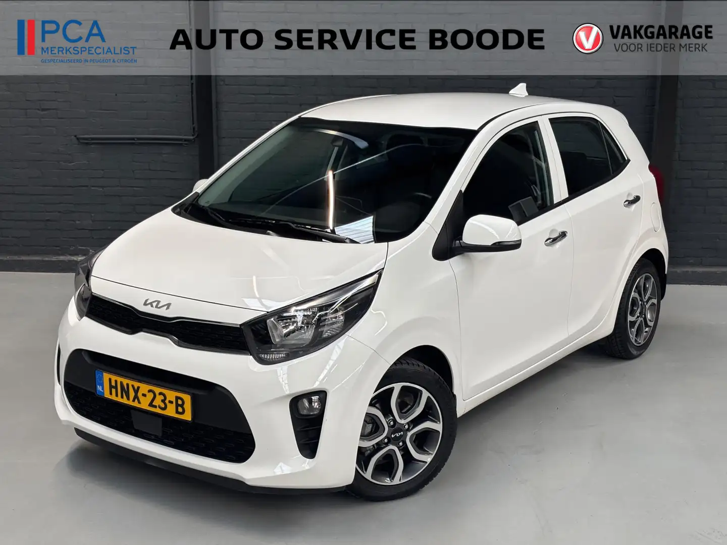 Kia Picanto 1.0 DPi DynamicLine automaat - groot scherm - came Wit - 1