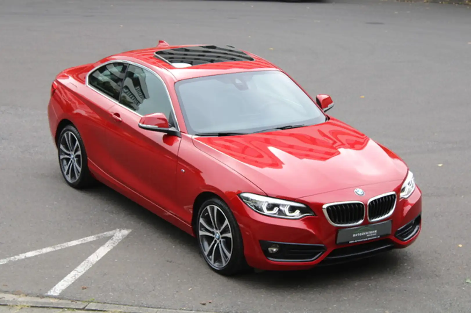 BMW 230 i xDrive Sport Line Aut. Leder/Navi/Kamera Rosso - 1