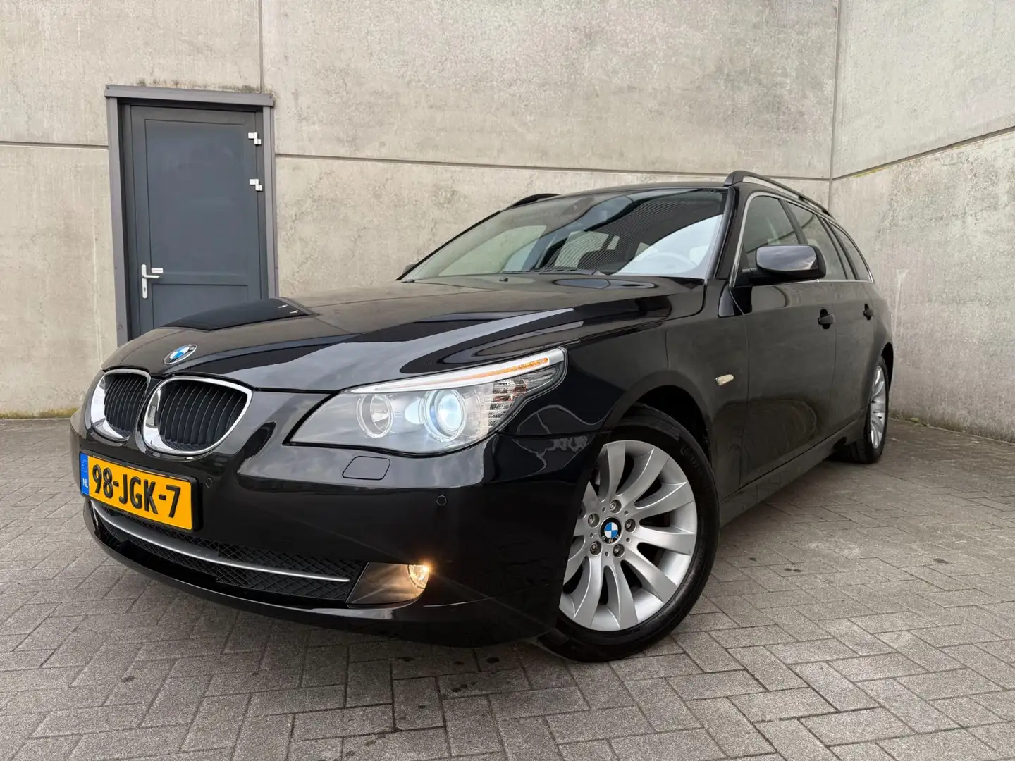 BMW 520 5-serie Touring 520i LED, PROF NAVI,LEDER, AUTOMAA Nero - 2