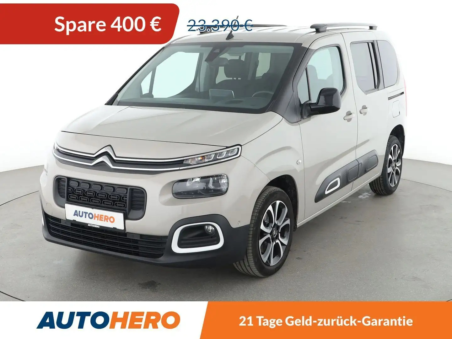 Citroen Berlingo 1.5 Blue-HDi Shine M*NAVI*TEMPO*CAM*PDC*SHZ* Grau - 1