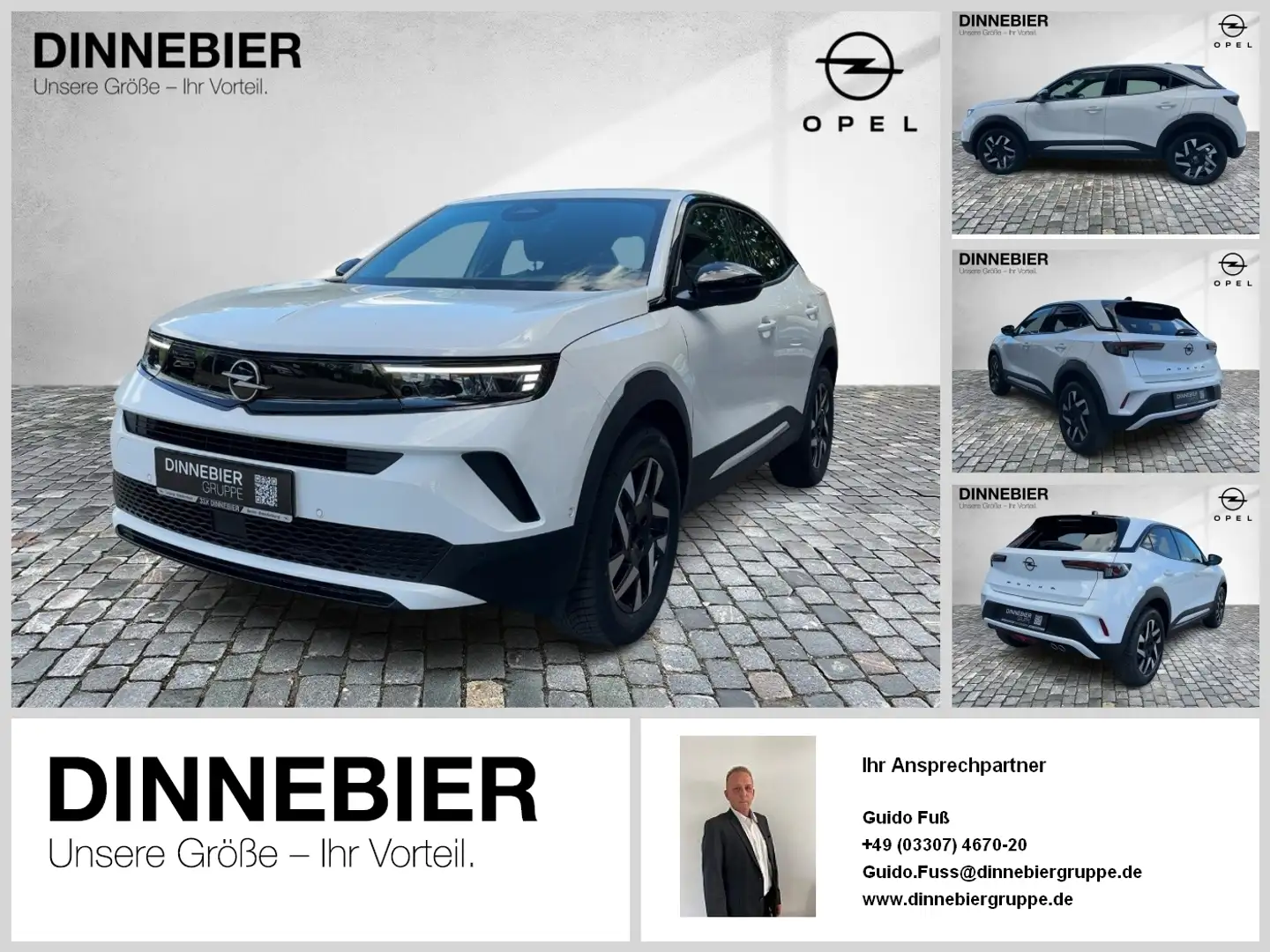 Opel Mokka Edition 1.2 LED+Kamera+Allwetter+SHZ Wit - 1