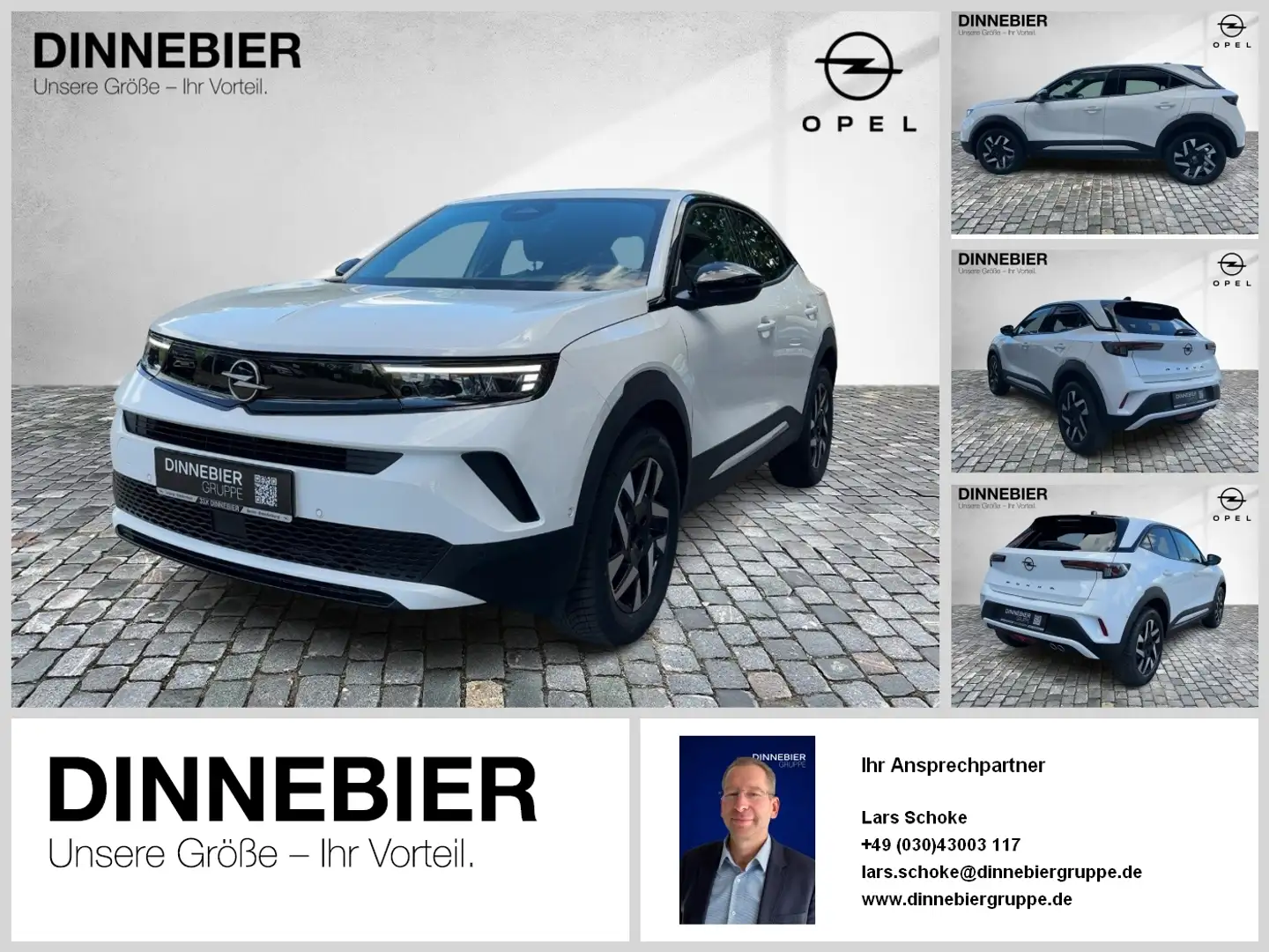 Opel Mokka Edition 1.2 LED+Kamera+Allwetter+SHZ Weiß - 1