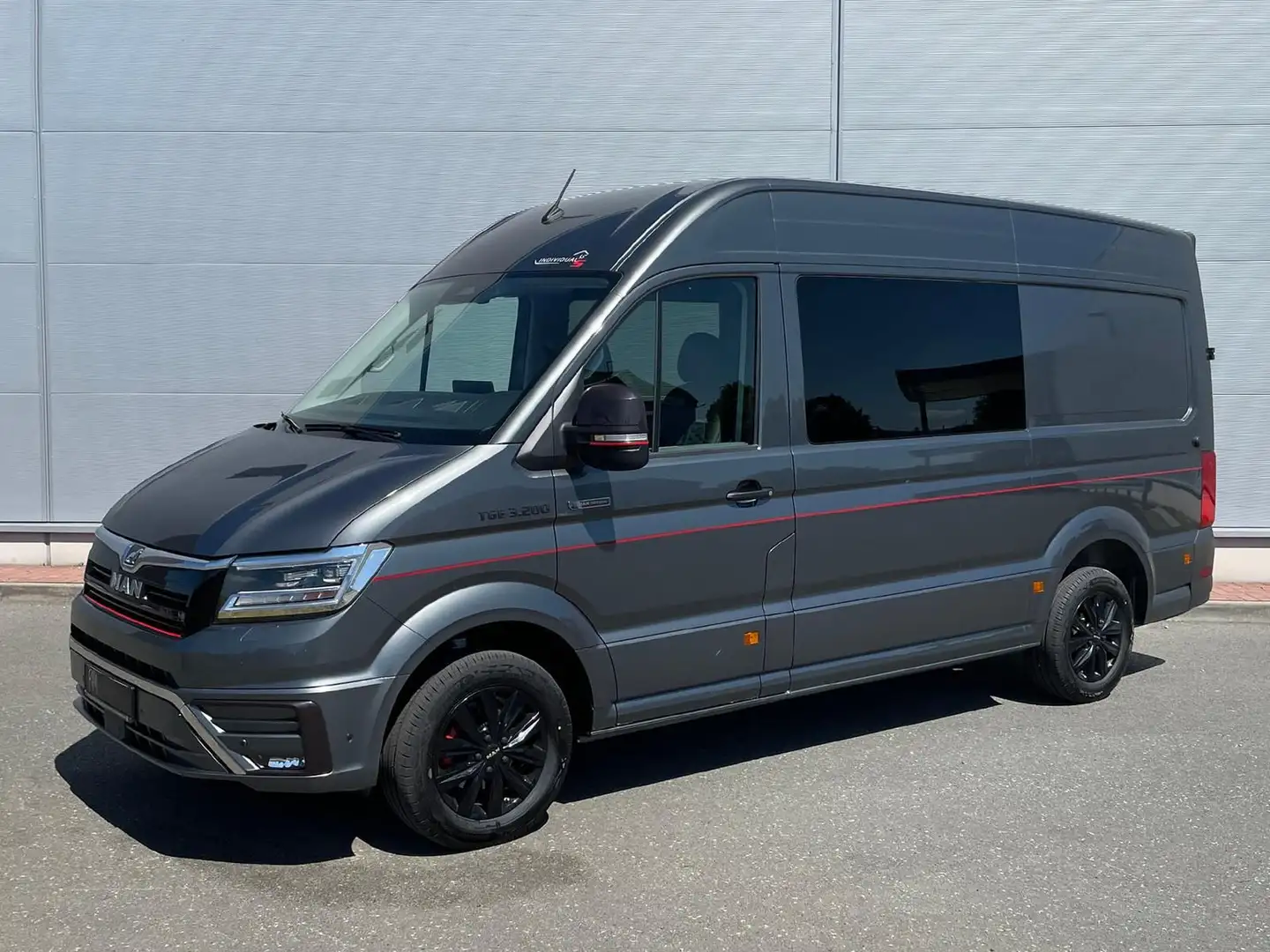 MAN TGE 3.200 L3H3 MIXTO 4x4 Individual S ACC STHZ Grau - 1