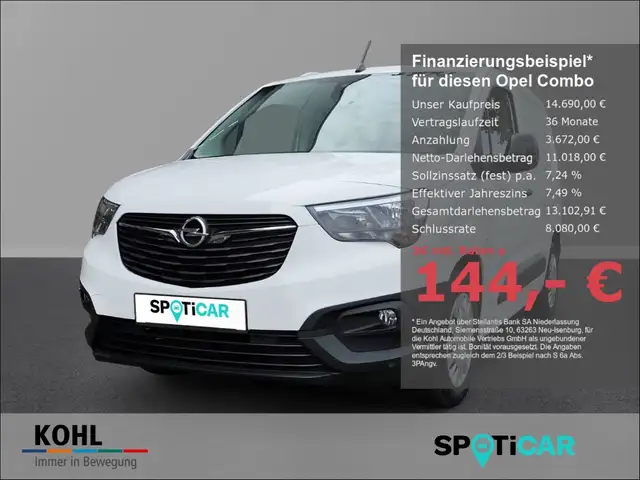 Opel Combo E Cargo Edition 1.2 Turbo EU6d Klima Rückfahrkam.