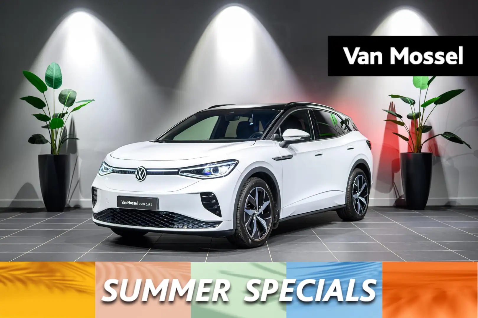 Volkswagen ID.4 GTX 4Motion 77 kWh Antwerpen-Parijs in een laadbeu Bianco - 1