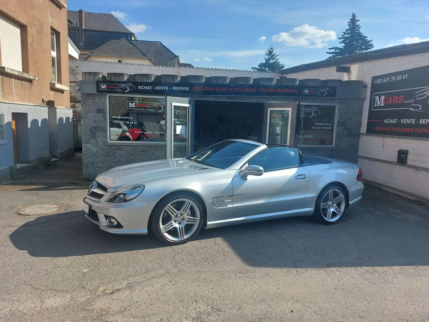 Mercedes-Benz SL 350 7G TRONIC PACK AMG.  JANTES 19\ 35.000KM siva - 1