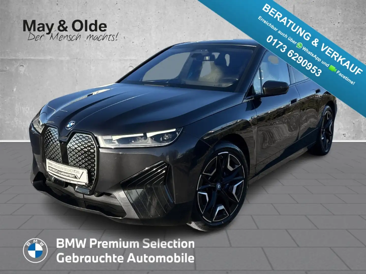 BMW iX M60 SkyLounge 360° Bowers&Wilkins ACC AHK Grau - 1