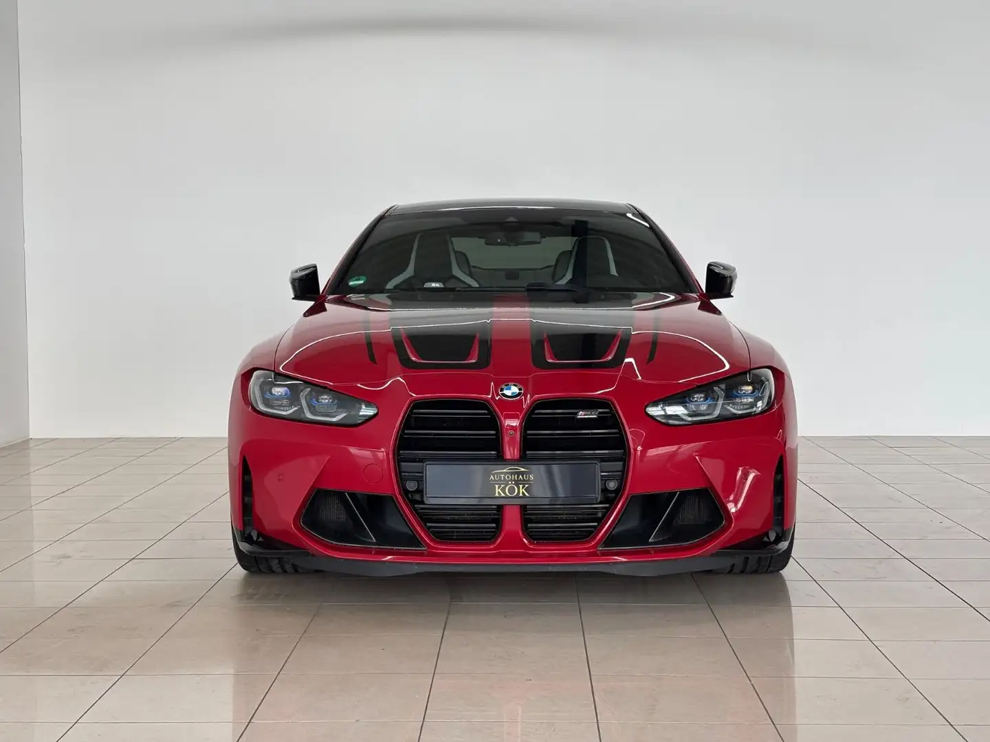 BMW M4 Coupe xDrive Comp INDIVI CARBON 8 Fach Cerami Czerwony - 2
