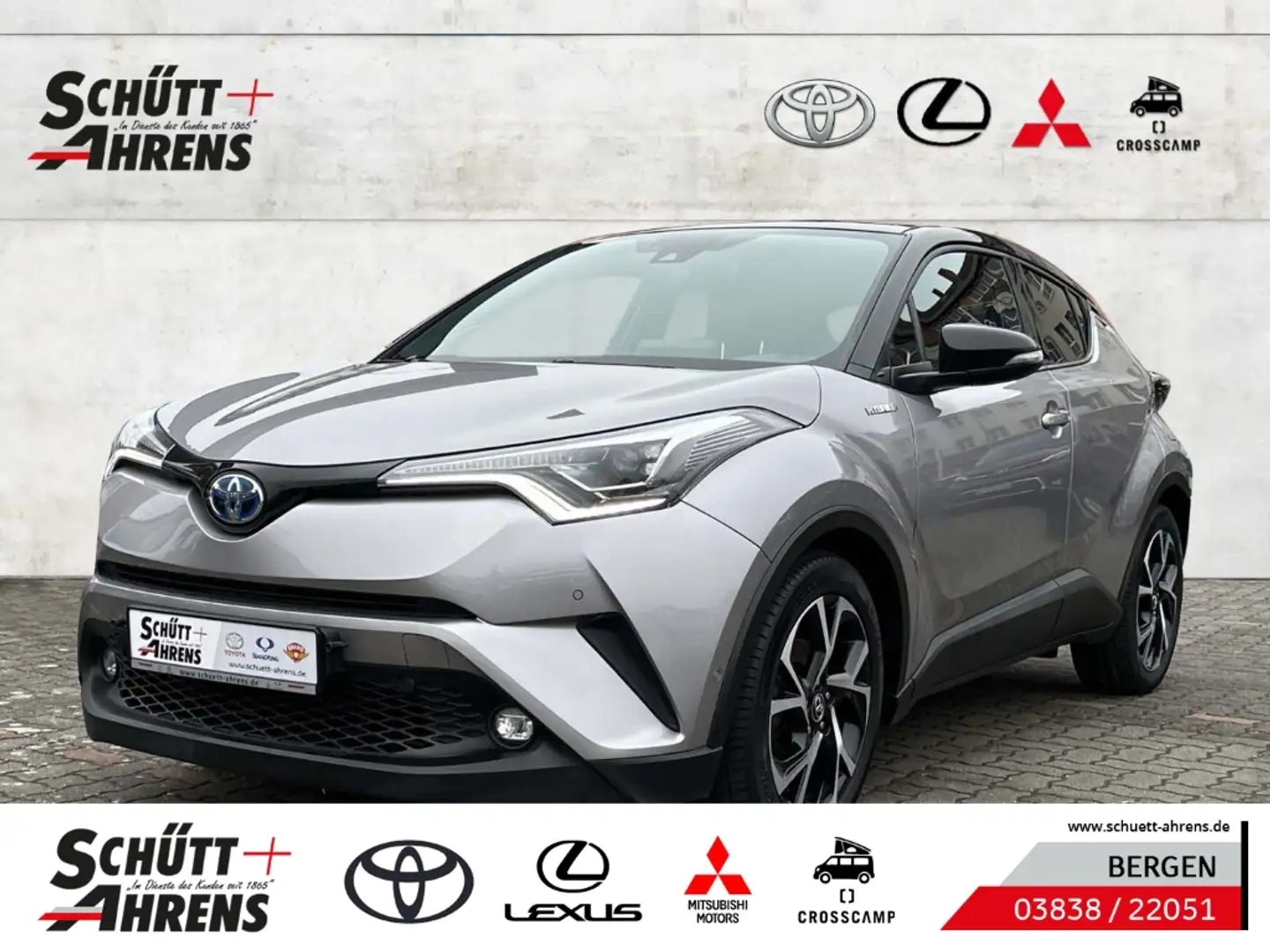 Toyota C-HR Style PDCv+h Assi LED KLIMA SHZ JBL DAB Gris - 1