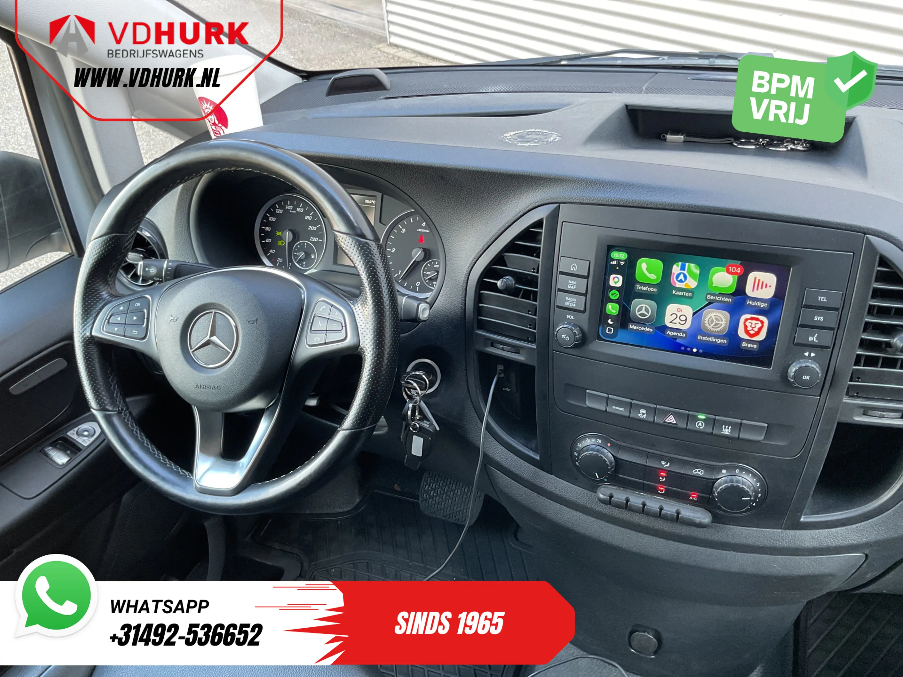 Mercedes-Benz Vito 116 CDI Aut. L3 LED/ Carplay/ Standkachel/ Stoelve — photo 11