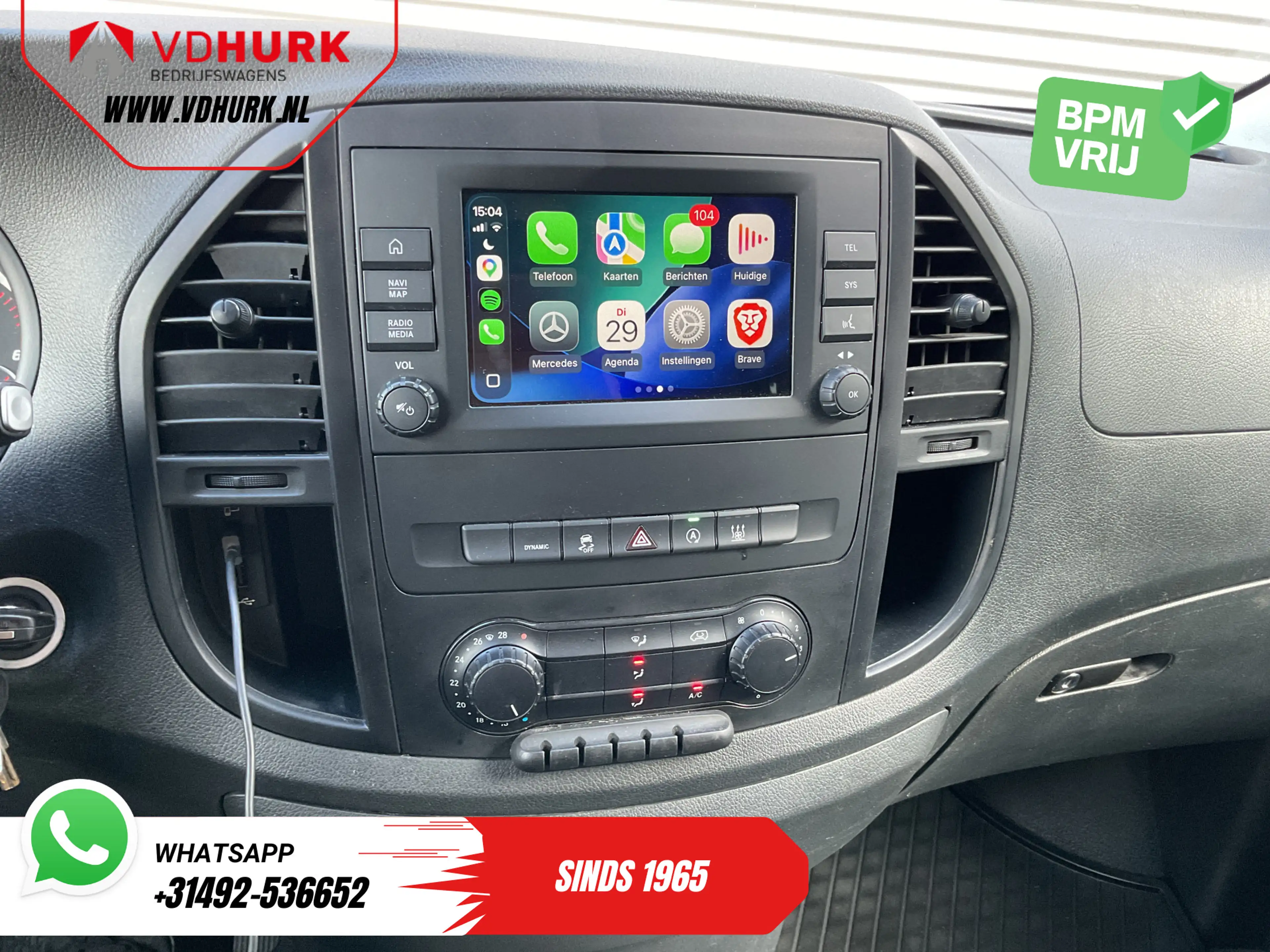 Mercedes-Benz Vito 116 CDI Aut. L3 LED/ Carplay/ Standkachel/ Stoelve — photo 12