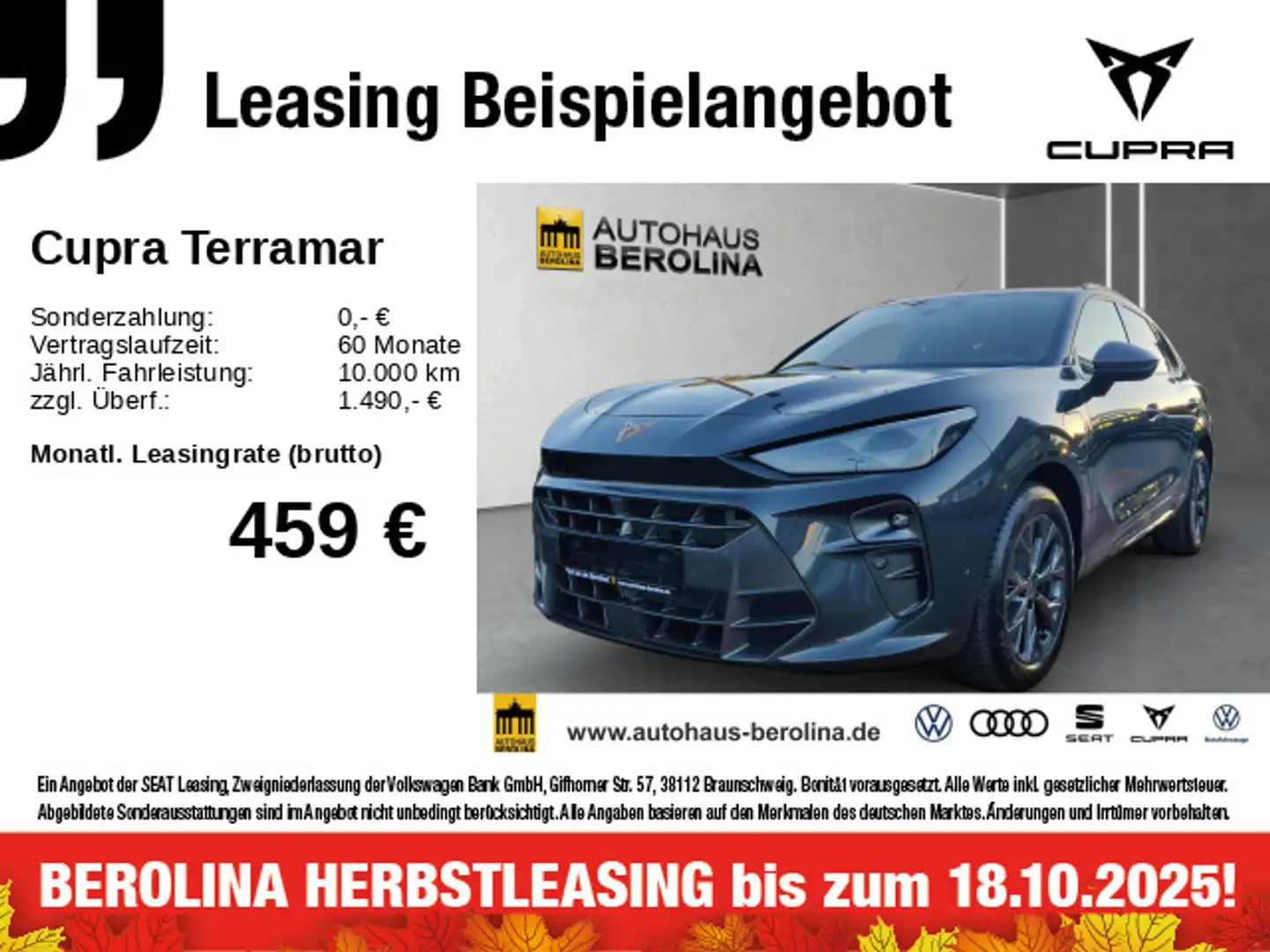 CUPRA Terramar 1.5 e-Hybrid VZ DSG *SENNHEISER*HuD* Grijs - 1