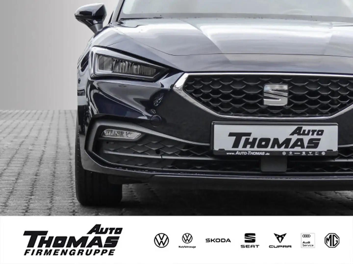 SEAT Leon Sportstourer  Style  1.0 eTSI DSG NAVI+AHK Bleu - 1