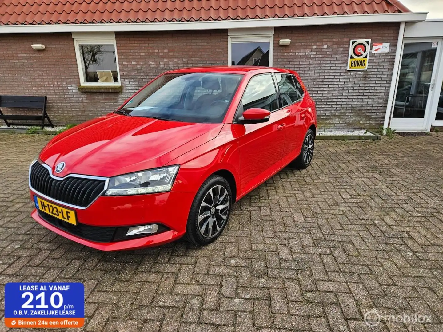 Skoda Fabia 1.0 TSI Business Edition Trekhaak Rood - 1