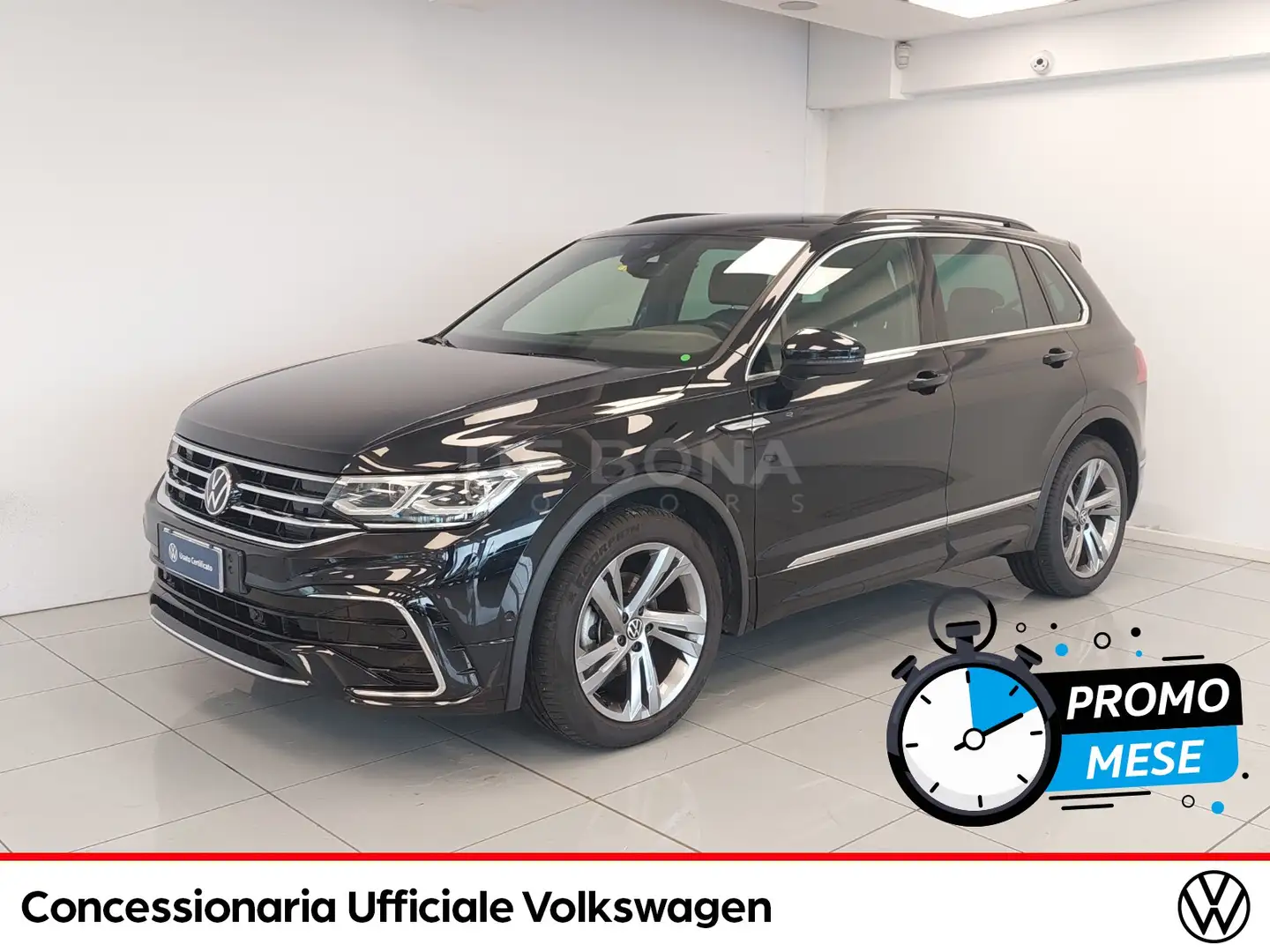 Volkswagen Tiguan 2.0 tdi r-line 150cv dsg Zwart - 1