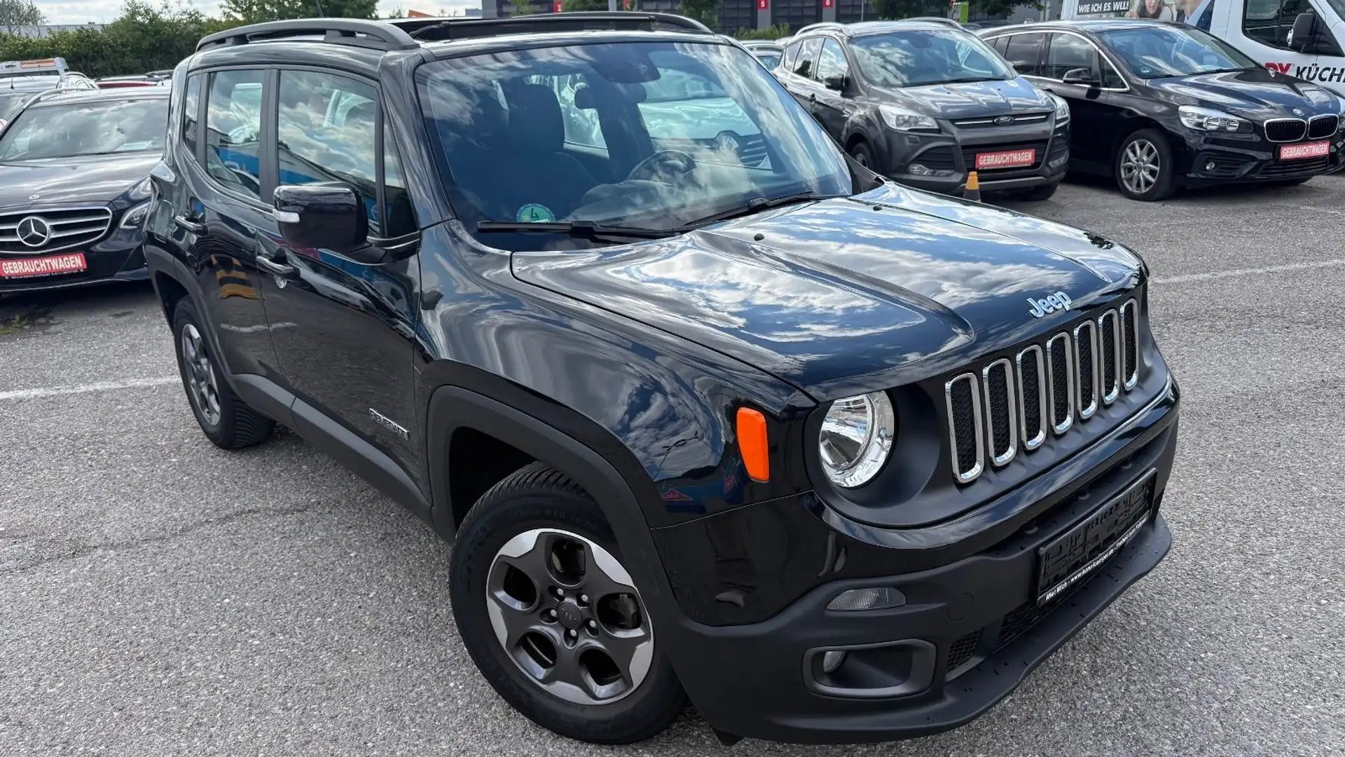 Jeep Renegade Longitude FWD,Panorama-SD,Navi,73000 KM Black - 2