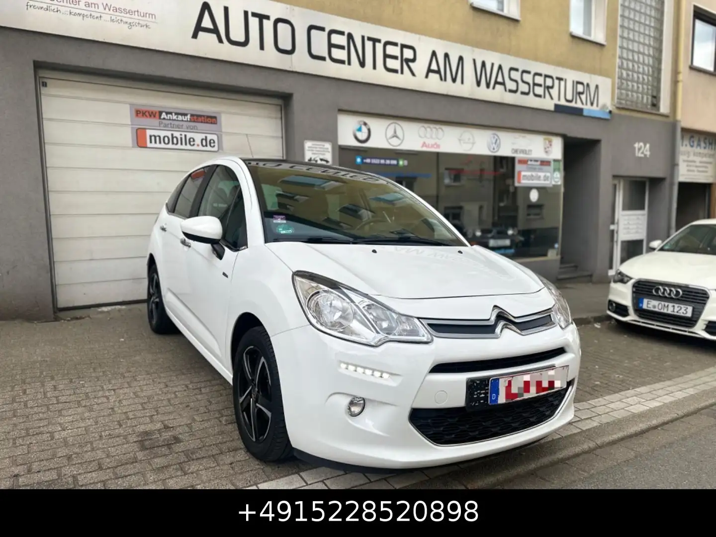 Citroen C3 Exclusive 1.2 1.Hand|App|Pano|Navi|TÜV Neu Blanc - 2