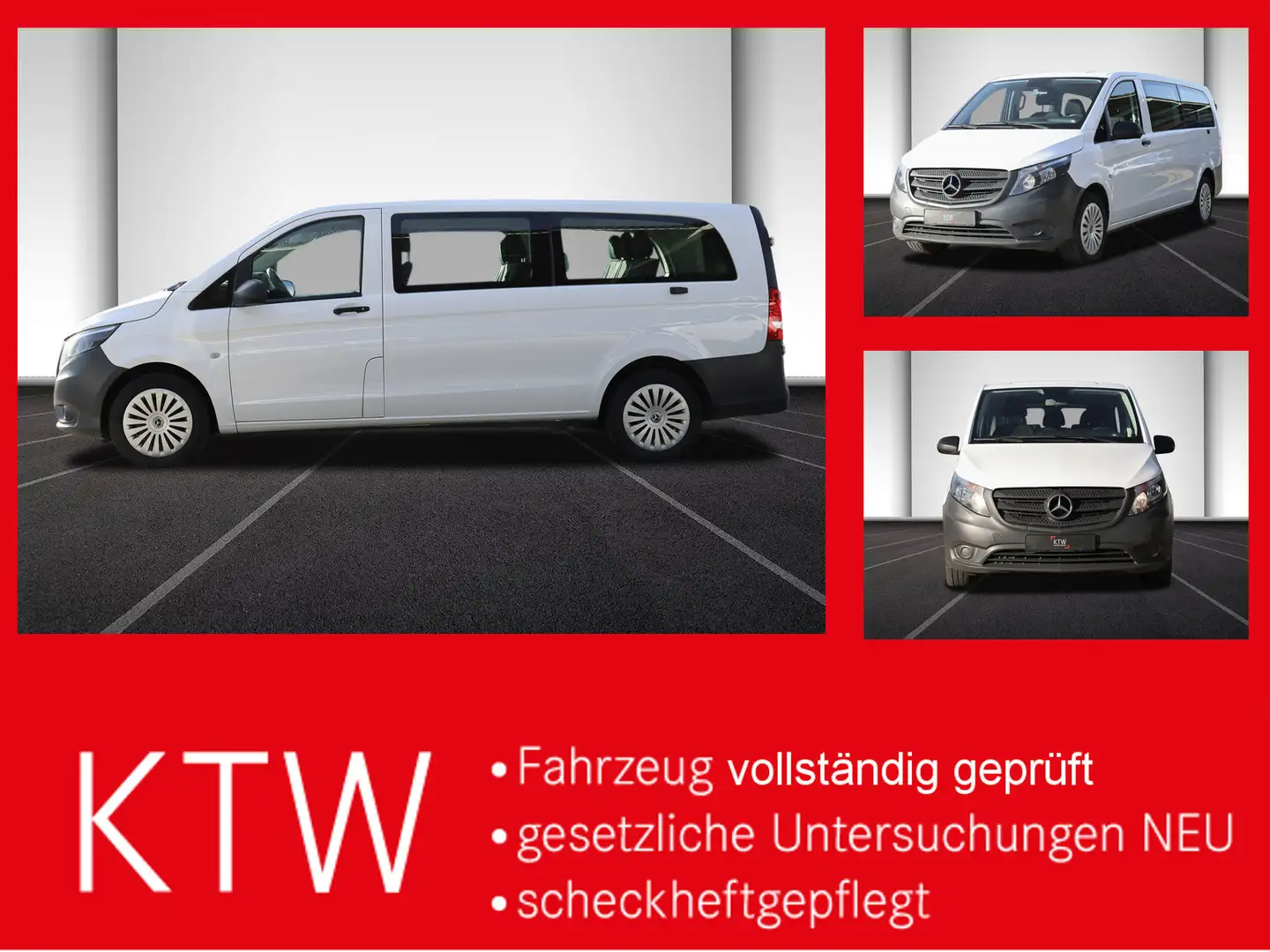 Mercedes-Benz Vito 114 TourerPro,Extralang,8Sitzer,Automatik Blanc - 1