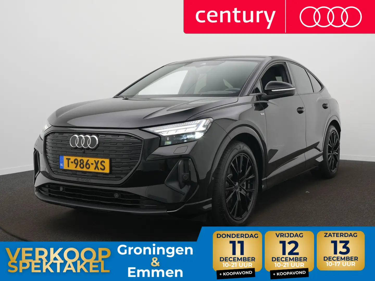 Audi Q4 e-tron Sportback 40 S edition 77 kWh | Vol Leer | Trekhaa Zwart - 1