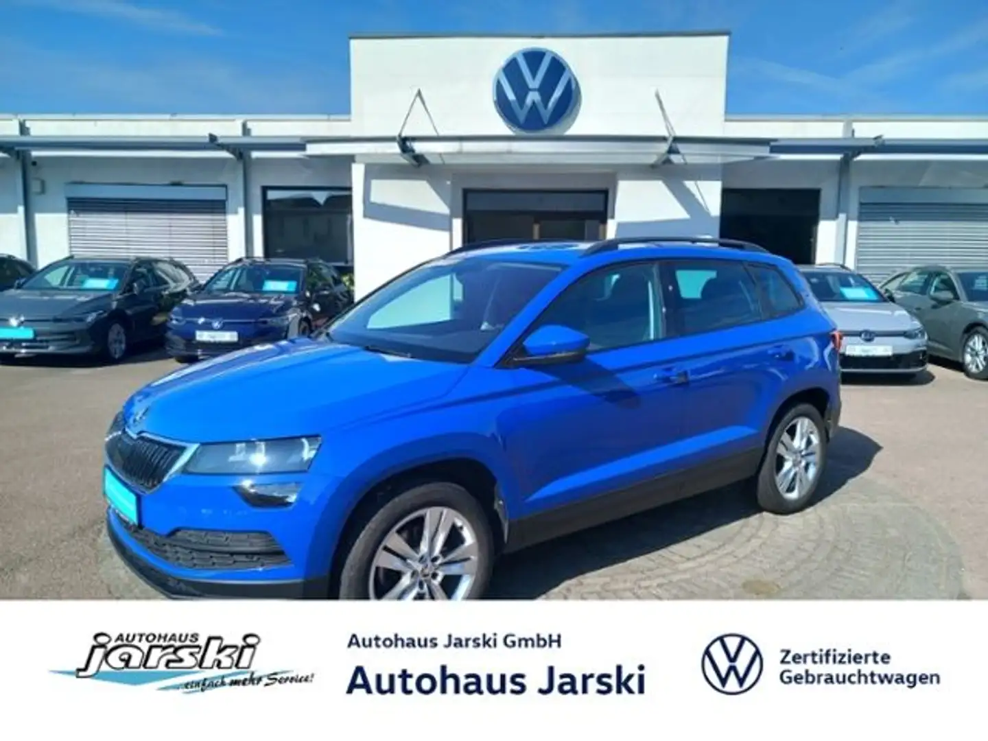 Skoda Karoq 2.0 TDI 4x4 DSG,Navi,AHK,LED Blau - 1