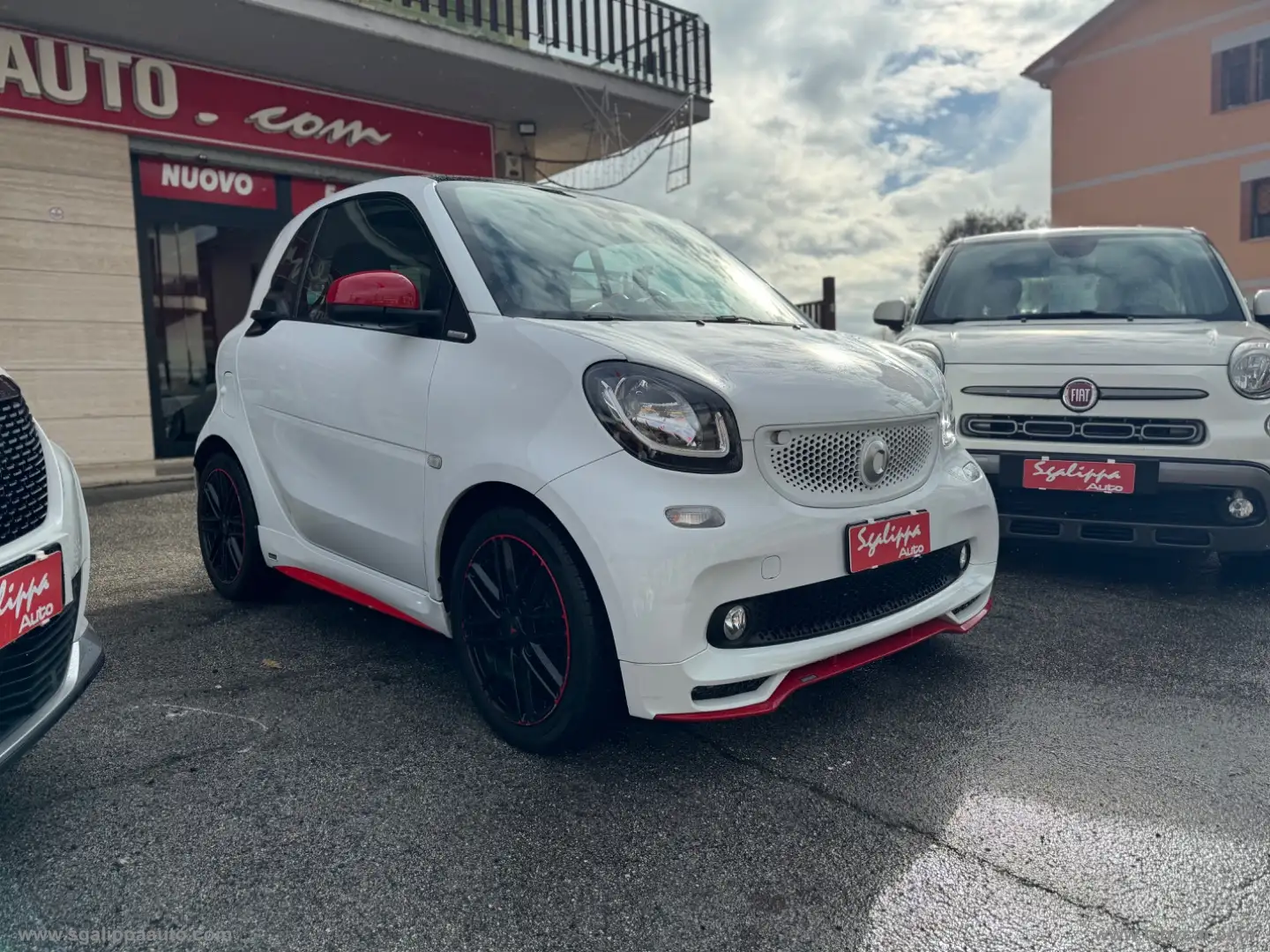 smart forTwo 90 0.9 Turbo twin. BRABUS Style Weiß - 1
