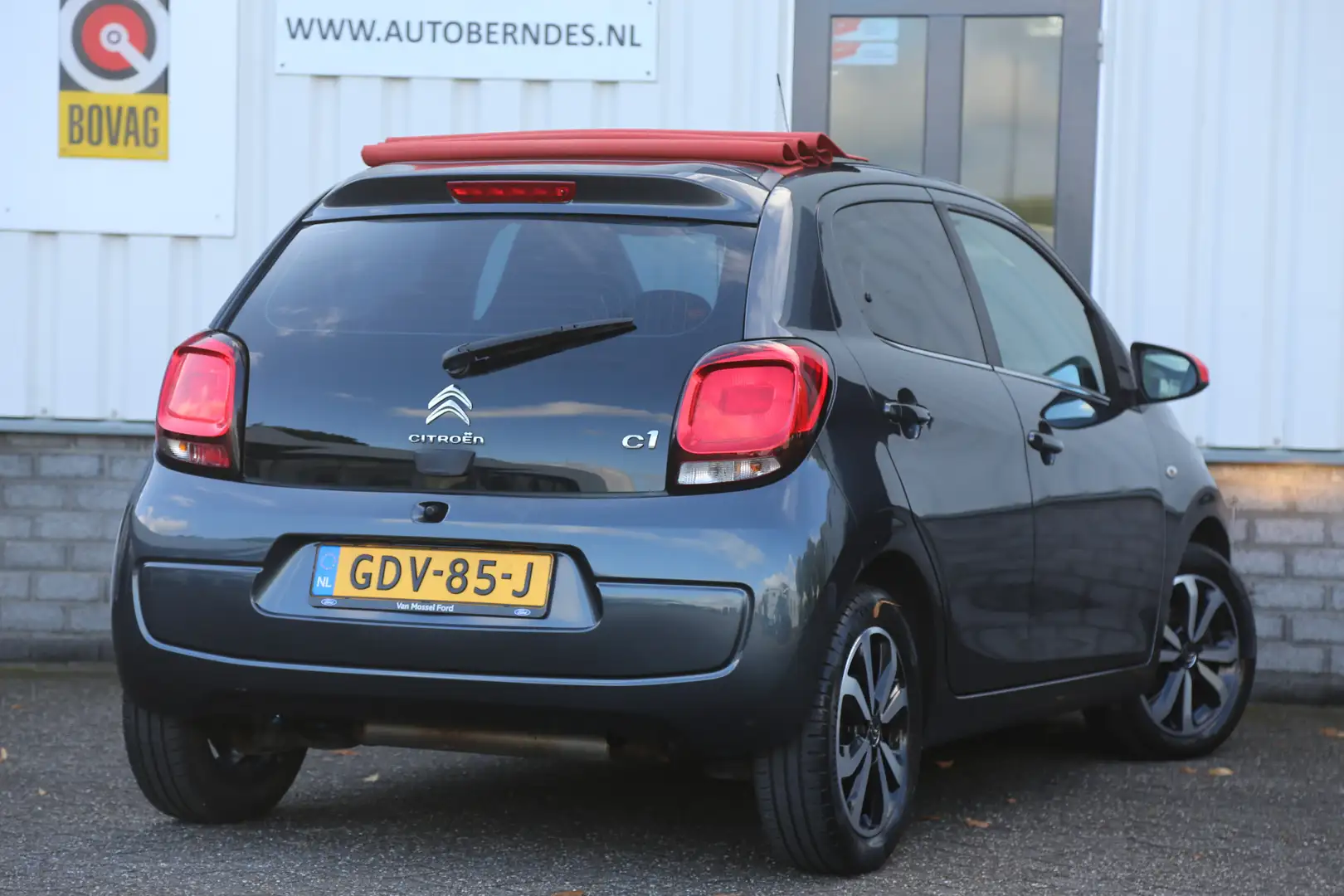 Citroen C1 1.2 PureTech Shine Cabriolet*Perfect Onderh.*Pano/ Grijs - 2
