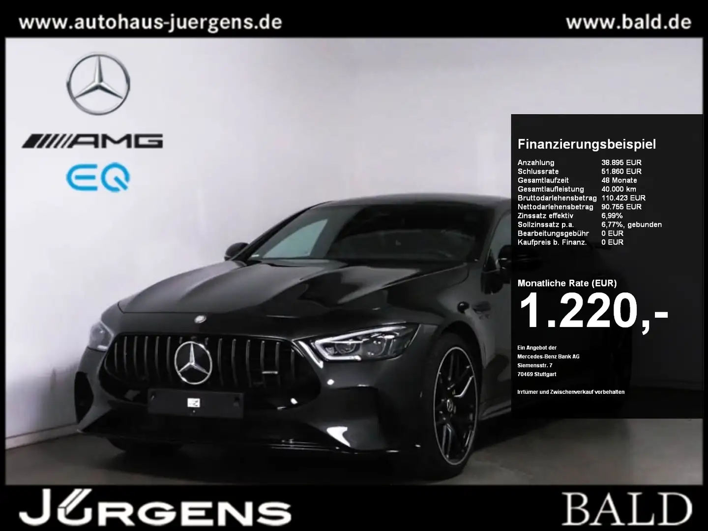 Mercedes-Benz AMG GT 63 S 4M+ Aero/Carbon/Pano/HUD/Night/21' Gris - 1