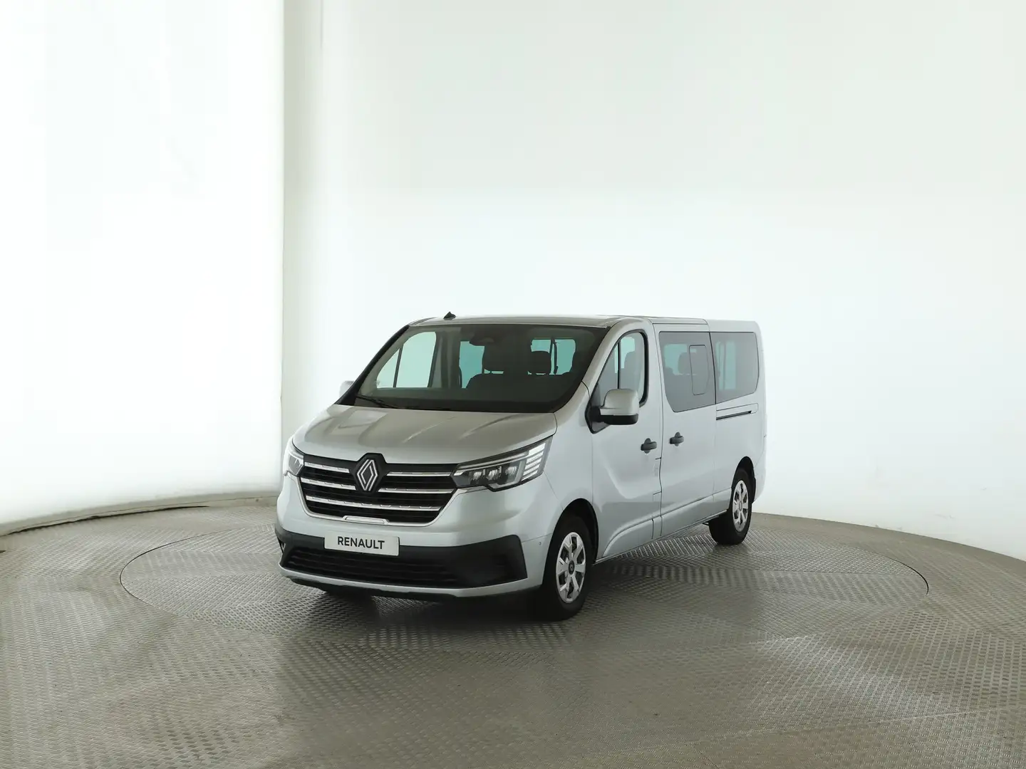 Renault Trafic Grand BLUE dCi 150 L2H1 Evolution EDC 9-Sitzer! Rückfahrkamera PDC KLIMA ABS Fahrerairbag Silber - 1