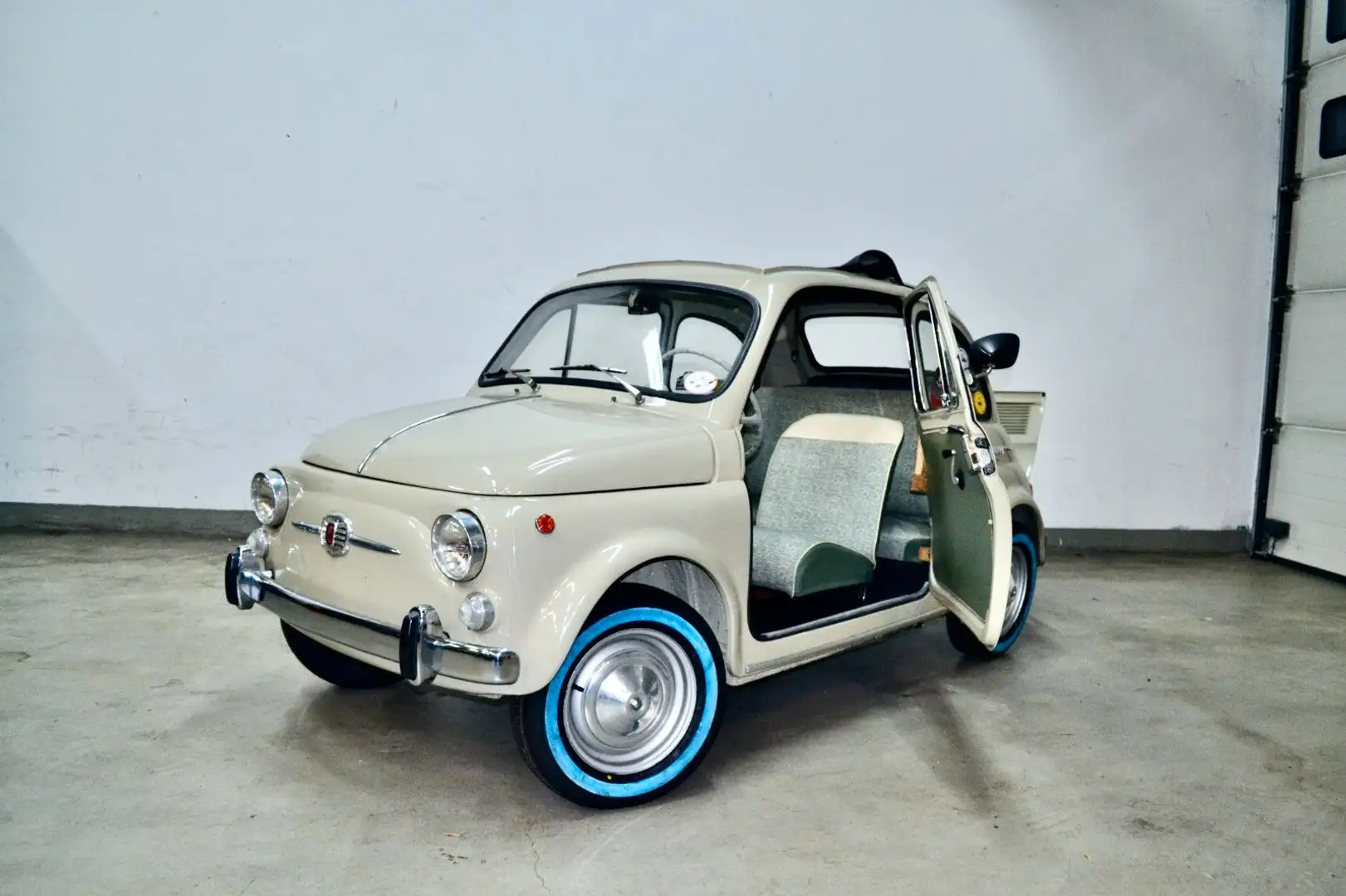 Fiat 500 Nuova D Tipo 110D Cabrio Beige - 2
