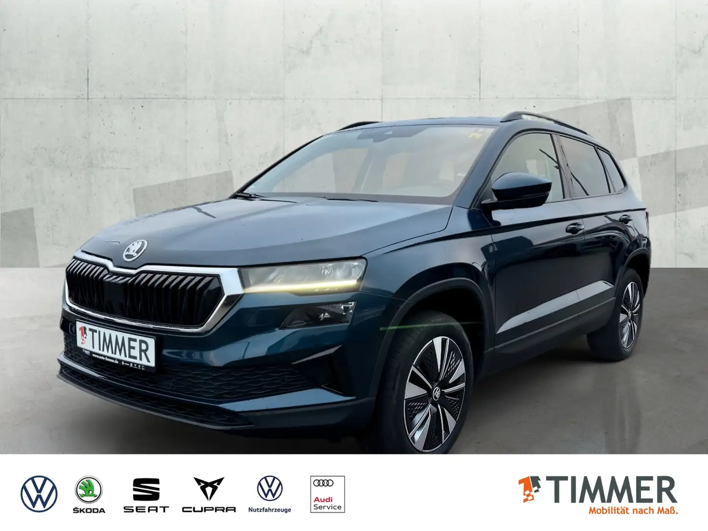 Skoda Karoq 2.0 TDI DSG TOUR +AHK +RKAM +LED +ACC +VIRTUAL +N Bleu - 1