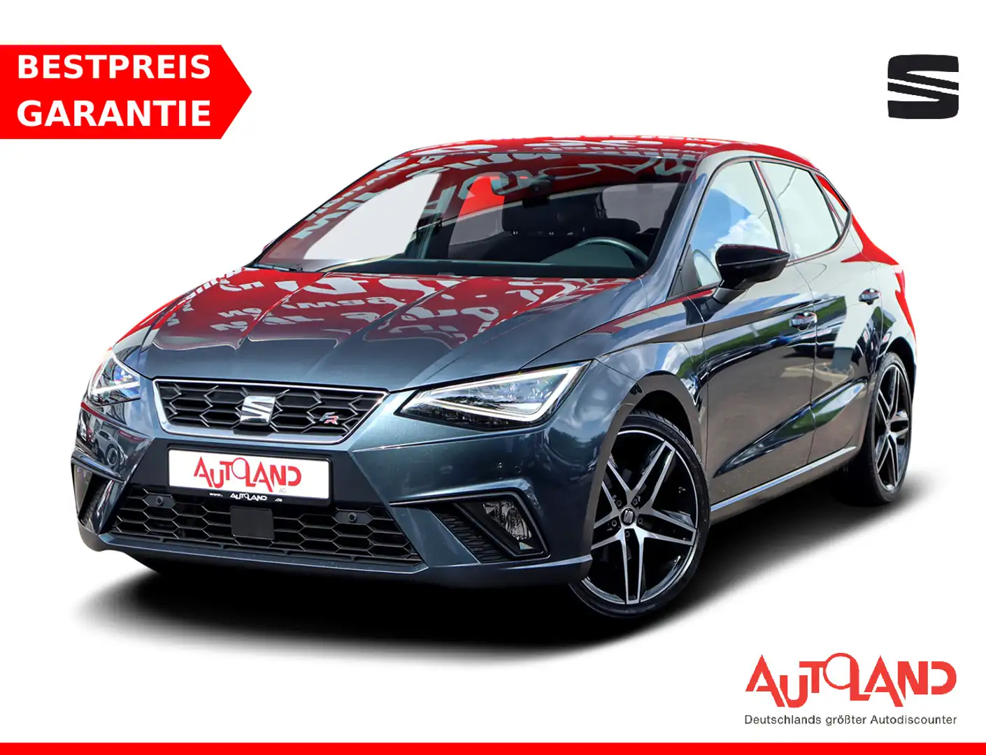SEAT Ibiza 1.0 TSI FR LED Navi ACC Beats Kamera PDC Grau - 1