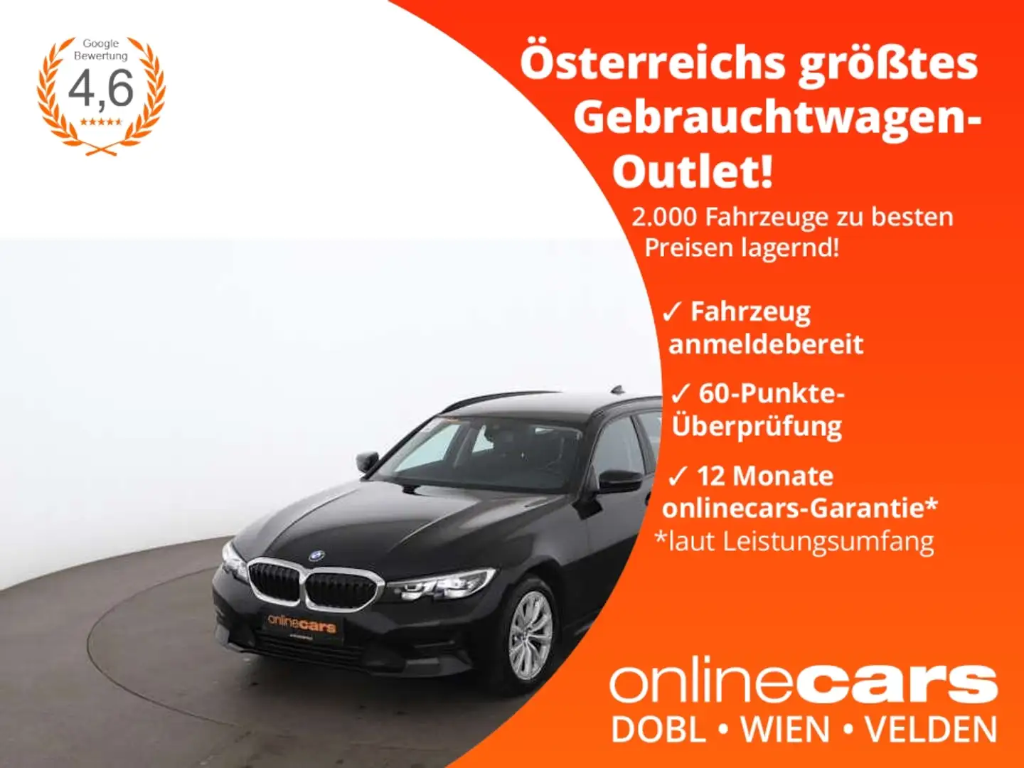 BMW 318 d Touring LED NAVI ASSIST SITZHZG TEMPOMAT PDC Schwarz - 1