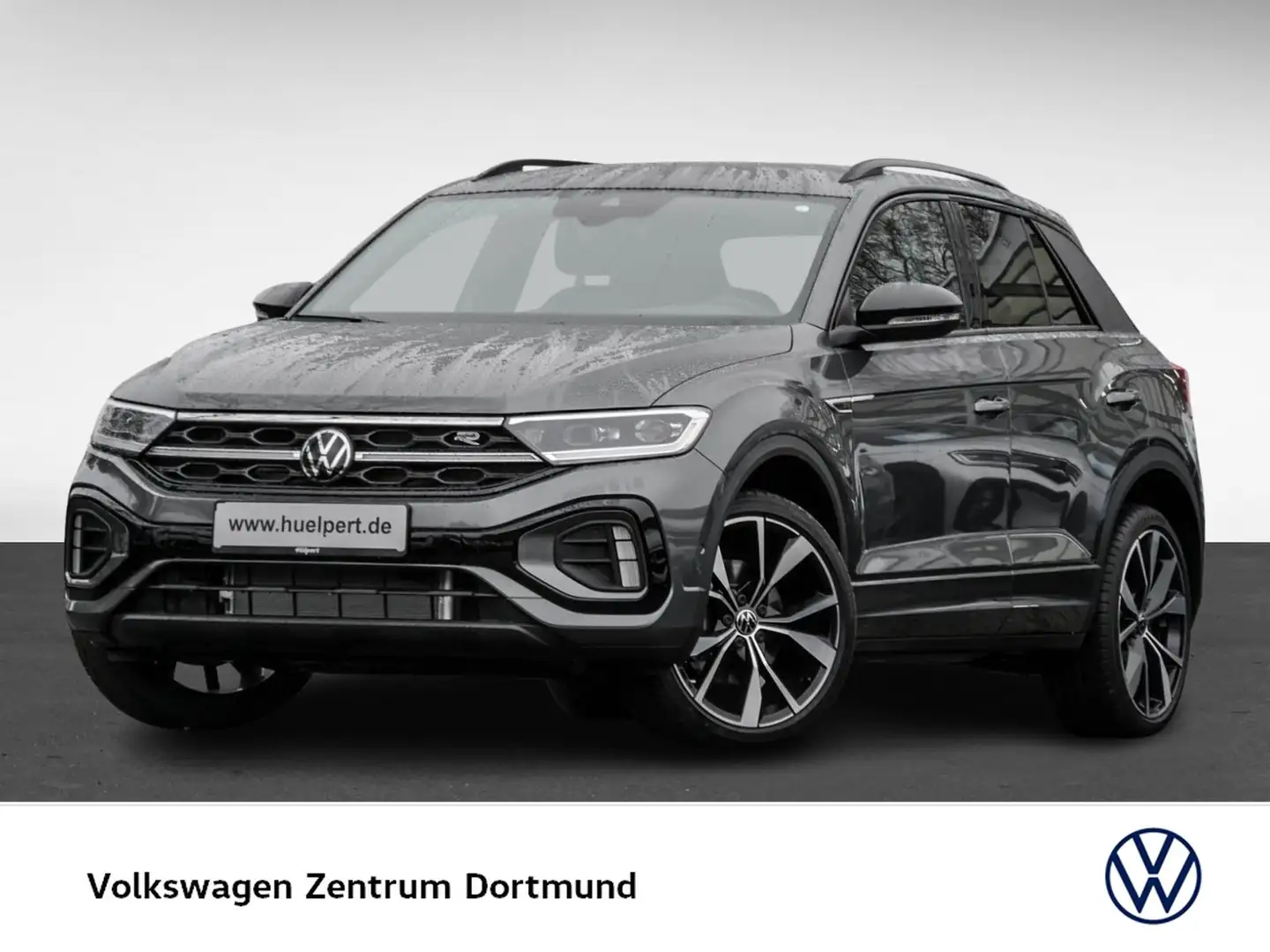Volkswagen T-Roc 1.5 R-LINE DSG BLACKSTYLE NAVI eKLAPPE CAM Gris - 1